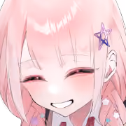 瞑目笑み